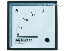 Elektromagnetický panelový měřič Voltcraft 0-15 A/AC