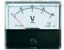 Elektromagnetický panelový měřič Voltcraft 0-40 V/AC