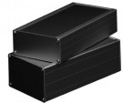 Přístrojová krabička EG2s, hliníková, 168 x 103 x 56 mm, černá
