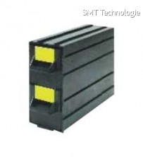 ESD skříňka s přihrádkami CAB2, 2 přihrádky, 40x43x120mm