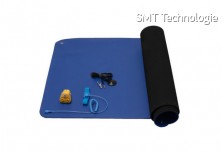 Sada pro ESD pracovní plochu StaticTec Plus, 60x120cm, tmavě modrá
