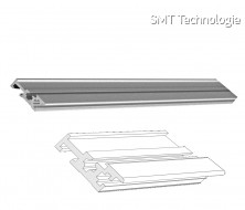 Hliníkový profil 1, 19" Rack, lišta, délka 208,3 mm