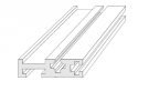 Hliníkový profil 2, 19" Rack, lišta, délka 1000 mm