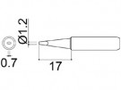 Asia Import - Náhradní hroty pro pájecí stanice ST50-A/ST80-A (T-1.2D)